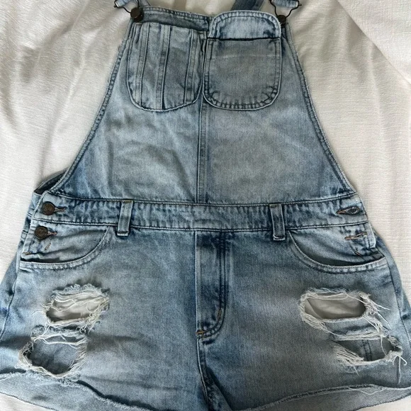 FARM Rio Light Blue Denim Overalls - Picture 2 of 5